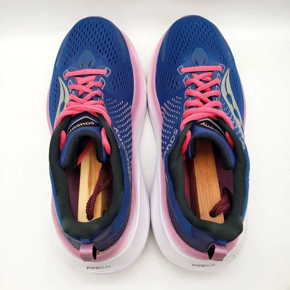 SAUCONY Guide 17 Womens Size 9 XW Extra Wide Running Training Shoes Navy Orchid